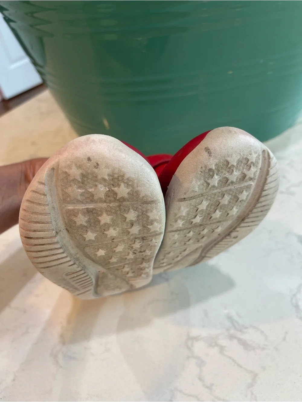 Nike Kids Red Velcro Sneakers